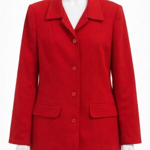 Norton McNaughton Vibrant Red Blazer